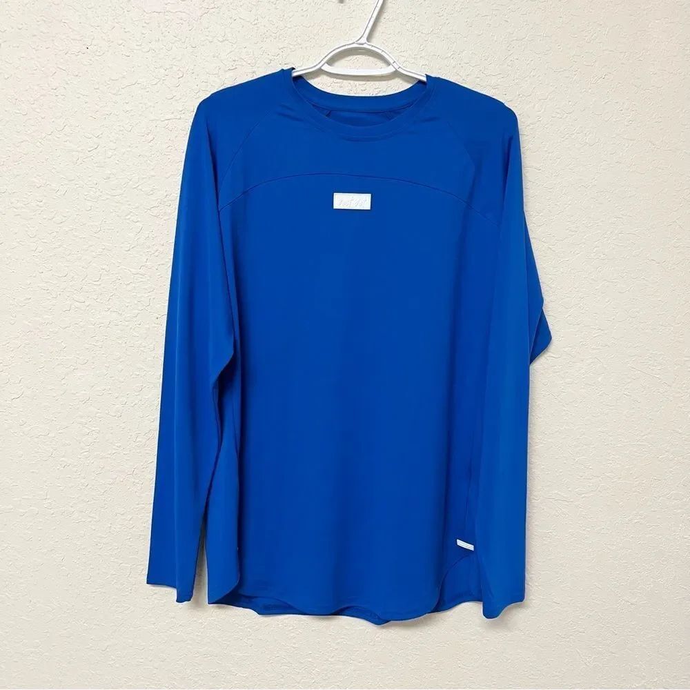 Bodcraft Mens Long Sleeve Shirt Performance Best Yet Blue Size L
